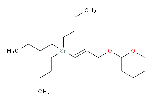 (E)-tributyl(3-((tetrahydro-2H-pyran-2-yl)oxy)prop-1-en-1-yl)stannane
