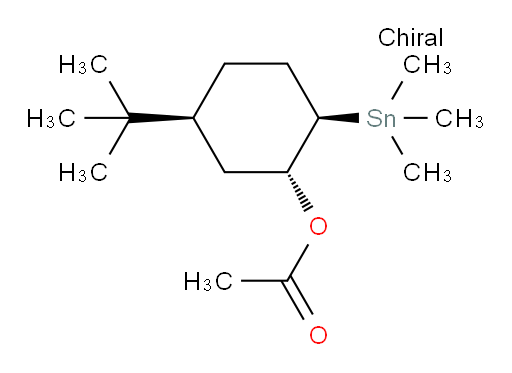 (1R,2R,5S)-5-(tert-butyl)-2-(trimethylstannyl)cyclohexyl acetate