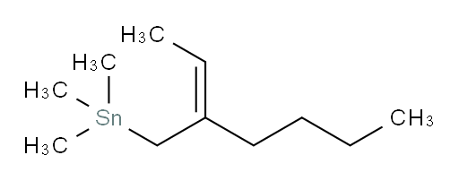 (Z)-(2-乙亚基己基)三甲基锡烷