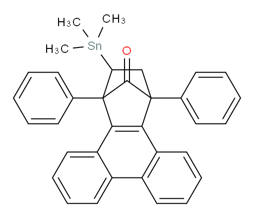 1,4-diphenyl-2-(trimethylstannyl)-1,2,3,4-tetrahydro-1,4-methanotriphenylen-13-one