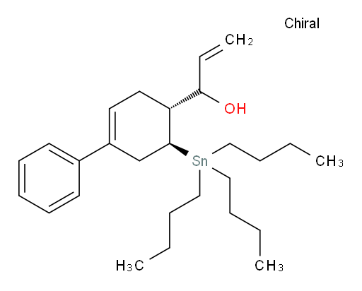 1-((3S,4R)-3-(tributylstannyl)-2,3,4,5-tetrahydro-[1,1'-biphenyl]-4-yl)prop-2-en-1-ol