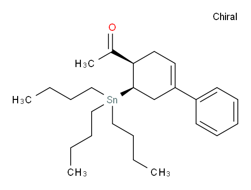 1-((3R,4R)-3-(tributylstannyl)-2,3,4,5-tetrahydro-[1,1'-biphenyl]-4-yl)ethanone
