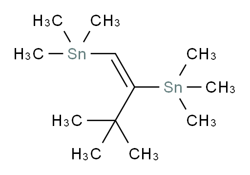 (E)-(3,3-二甲基丁-1-烯-1,2-二基)双(三甲基锡烷)