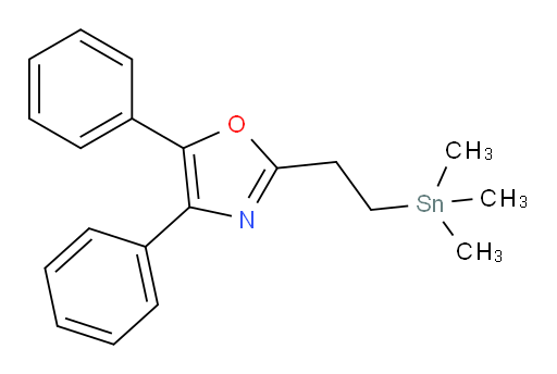 4,5-diphenyl-2-(2-(trimethylstannyl)ethyl)oxazole