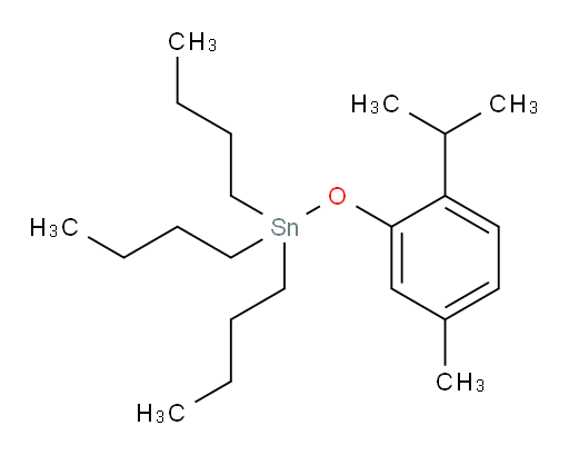 tributyl(2-isopropyl-5-methylphenoxy)stannane
