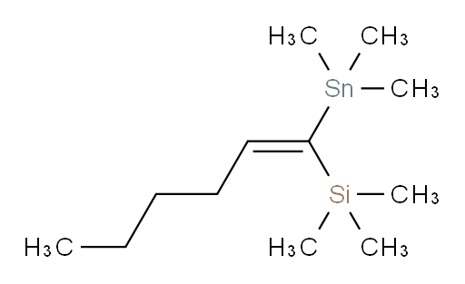 (E)-trimethyl(1-(trimethylstannyl)hex-1-en-1-yl)silane