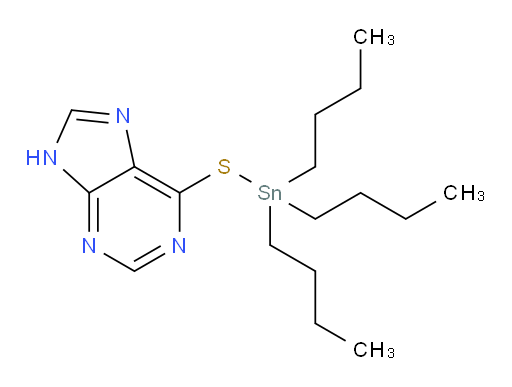 6-((tributylstannyl)thio)-9H-purine