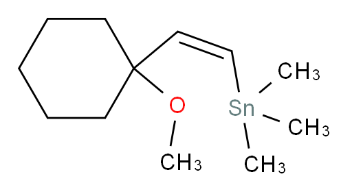 (Z)-(2-(1-甲氧基环己基)乙烯基)三甲基锡烷
