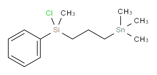 chloro(methyl)(phenyl)(3-(trimethylstannyl)propyl)silane