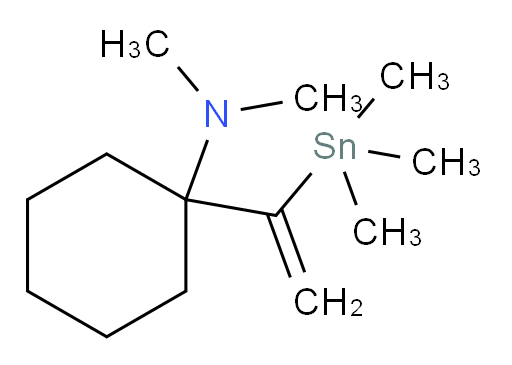 N,N-dimethyl-1-(1-(trimethylstannyl)vinyl)cyclohexanamine