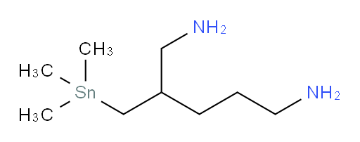 2-((trimethylstannyl)methyl)pentane-1,5-diamine