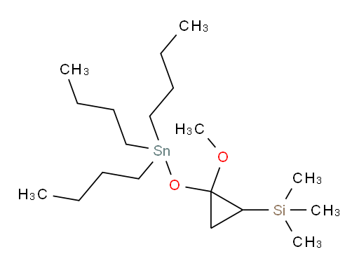 (2-methoxy-2-((tributylstannyl)oxy)cyclopropyl)trimethylsilane