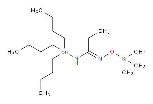 (E)-N-(tributylstannyl)-N'-((trimethylsilyl)oxy)propionimidamide