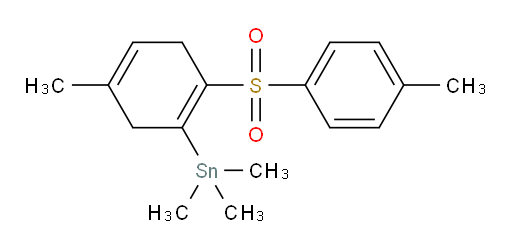 trimethyl(5-methyl-2-tosylcyclohexa-1,4-dien-1-yl)stannane