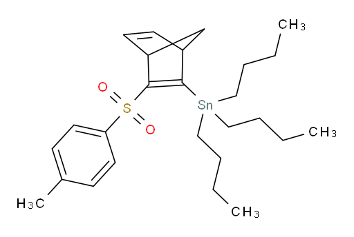 三丁基(3-对甲苯磺酰基双环[2.2.1]庚-2,5-二烯-2-基)锡烷