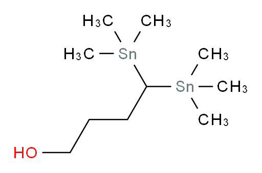 4,4-bis(trimethylstannyl)butan-1-ol