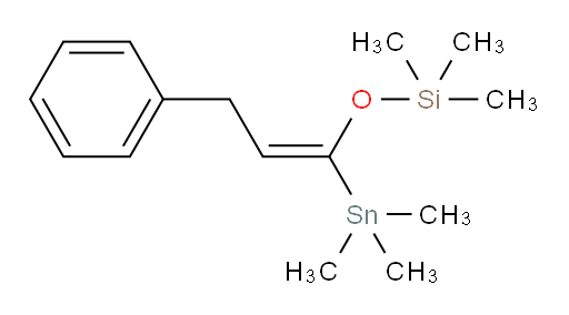 (E)-trimethyl((3-phenyl-1-(trimethylstannyl)prop-1-en-1-yl)oxy)silane