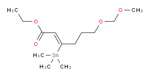 (Z)-ethyl 6-(methoxymethoxy)-3-(trimethylstannyl)hex-2-enoate