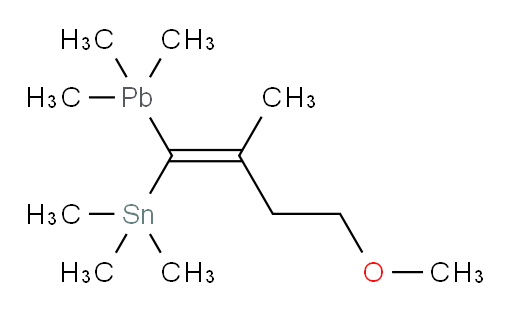 (E)-(4-methoxy-2-methyl-1-(trimethylplumbyl)but-1-en-1-yl)trimethylstannane