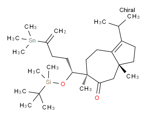 (3aR,6R)-6-((R)-1-((叔丁基二甲基sil氧基))-4-(三甲基锡基)戊-4-烯-1-基)-1-异丙基-3a,6-二甲基-2,3,3a,4,7,8-六氢薁-5(6H)-酮