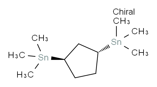 (1R,3R)-1,3-双(三甲基锡基)环戊烷
