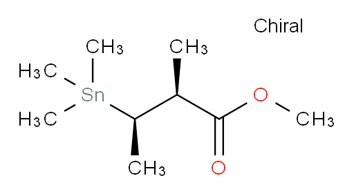 (2S,3R)-methyl 2-methyl-3-(trimethylstannyl)butanoate