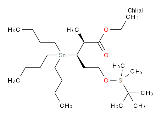 (2S,3R)-ethyl 5-((tert-butyldimethylsilyl)oxy)-2-methyl-3-(tributylstannyl)pentanoate