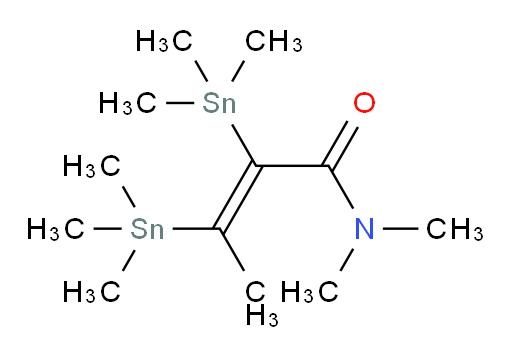 (Z)-N,N-dimethyl-2,3-bis(trimethylstannyl)but-2-enamide