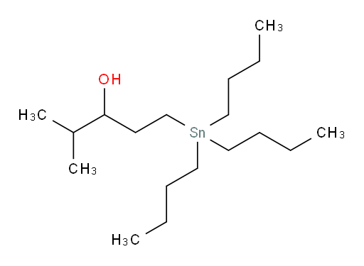 4-methyl-1-(tributylstannyl)pentan-3-ol