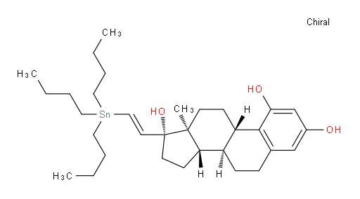 (8S,9S,13S,14S,17R)-13-methyl-17-((E)-2-(tributylstannyl)vinyl)-7,8,9,11,12,13,14,15,16,17-decahydro-6H-cyclopenta[a]phenanthrene-1,3,17-triol
