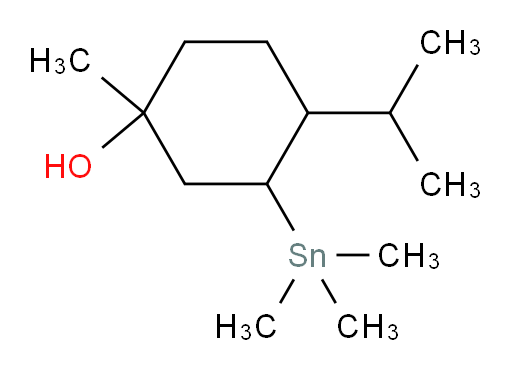 4-isopropyl-1-methyl-3-(trimethylstannyl)cyclohexanol