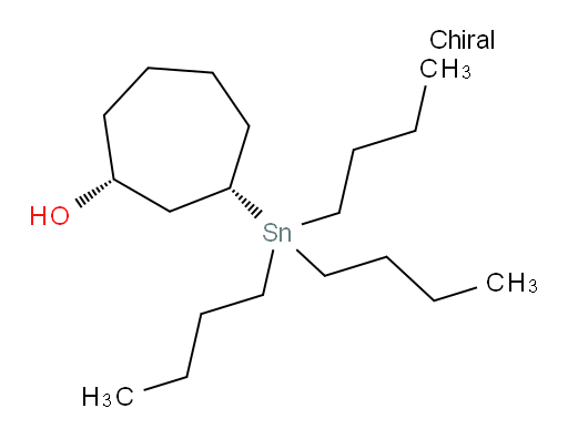 (1R,3S)-3-(tributylstannyl)cycloheptanol