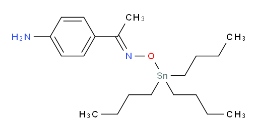 (E)-1-(4-aminophenyl)ethanone O-tributylstannyl oxime