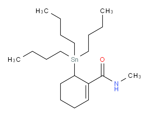 N-methyl-6-(tributylstannyl)cyclohex-1-enecarboxamide