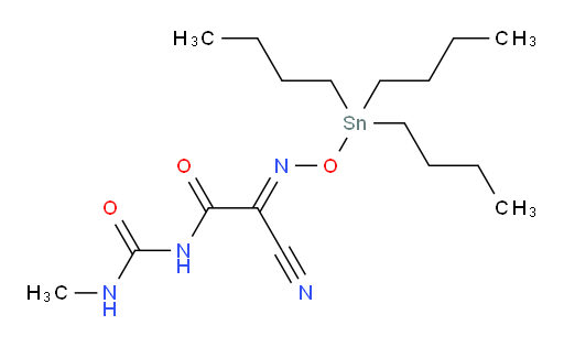 (E)-2-(3-methylureido)-2-oxo-N-((tributylstannyl)oxy)acetimidoyl cyanide
