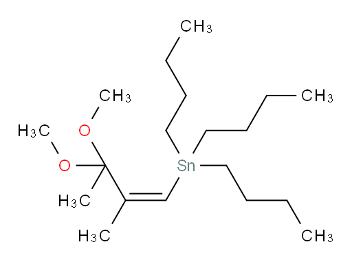 (Z)-tributyl(3,3-dimethoxy-2-methylbut-1-en-1-yl)stannane