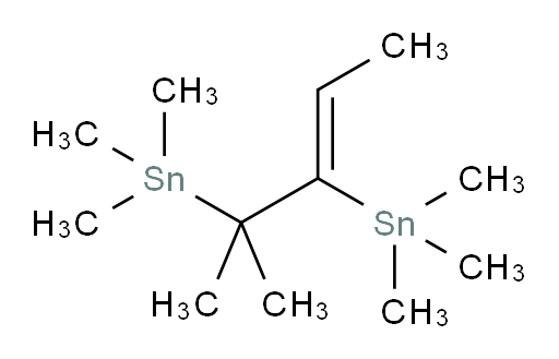(Z)-(2-甲基戊-3-烯-2,3-二基)双(三甲基锡烷)