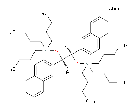(7R,8R)-5,5,10,10-tetrabutyl-7,8-dimethyl-7,8-di(naphthalen-2-yl)-6,9-dioxa-5,10-distannatetradecane