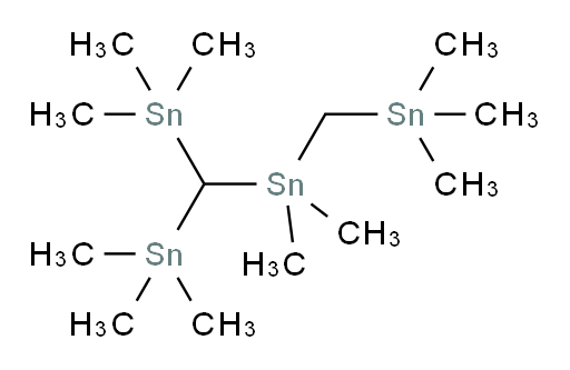((dimethyl((trimethylstannyl)methyl)stannyl)methylene)bis(trimethylstannane)