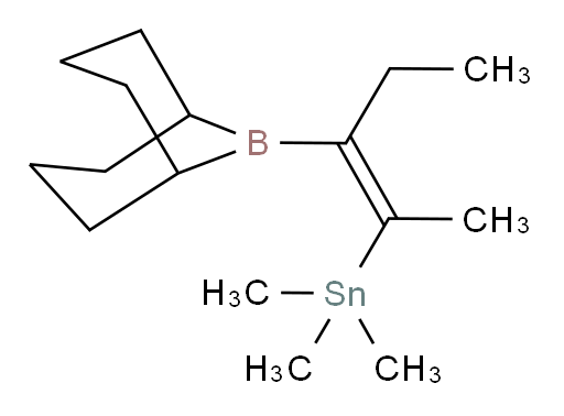 (E)-(3-(9-borabicyclo[3.3.1]nonan-9-yl)pent-2-en-2-yl)trimethylstannane