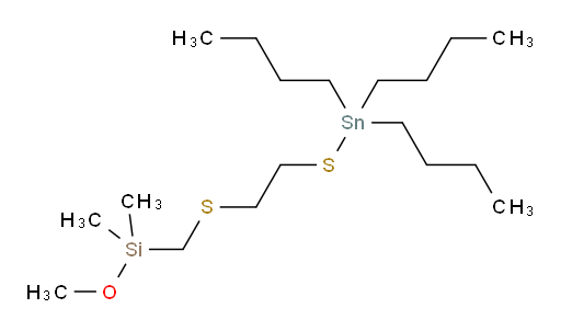 9,9-dibutyl-3,3-dimethyl-2-oxa-5,8-dithia-3-sila-9-stannatridecane