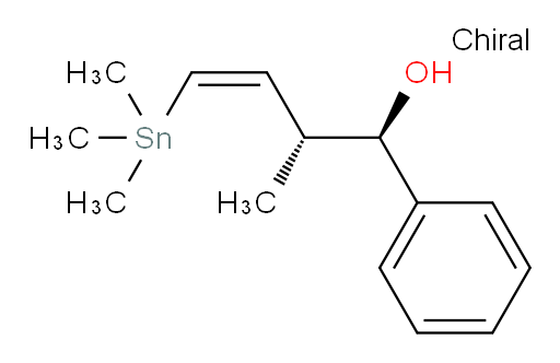 (1R,2R,Z)-2-methyl-1-phenyl-4-(trimethylstannyl)but-3-en-1-ol