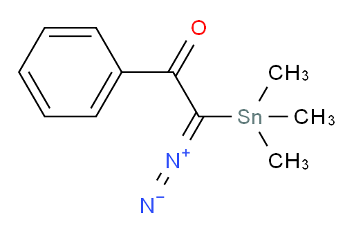 2-diazo-1-phenyl-2-(trimethylstannyl)ethanone