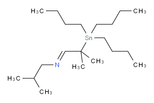 (E)-2-methyl-N-(2-methyl-2-(tributylstannyl)propylidene)propan-1-amine