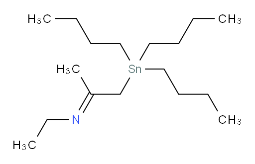 (E)-N-(1-(tributylstannyl)propan-2-ylidene)ethanamine