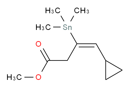 (E)-methyl 4-cyclopropyl-3-(trimethylstannyl)but-3-enoate