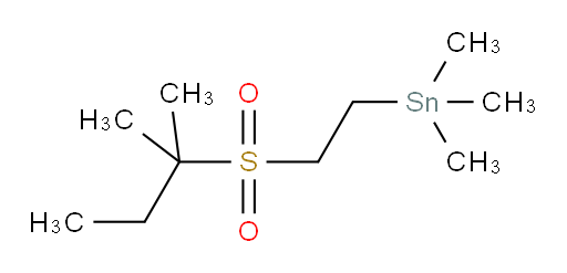 trimethyl(2-(tert-pentylsulfonyl)ethyl)stannane