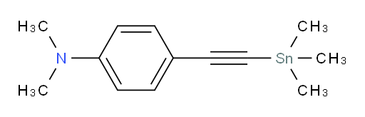 N,N-dimethyl-4-((trimethylstannyl)ethynyl)aniline