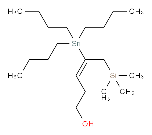 (E)-4-(tributylstannyl)-5-(trimethylsilyl)pent-3-en-1-ol