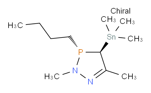 (3R,4S)-3-butyl-2,5-dimethyl-4-(trimethylstannyl)-3,4-dihydro-2H-1,2,3-diazaphosphole